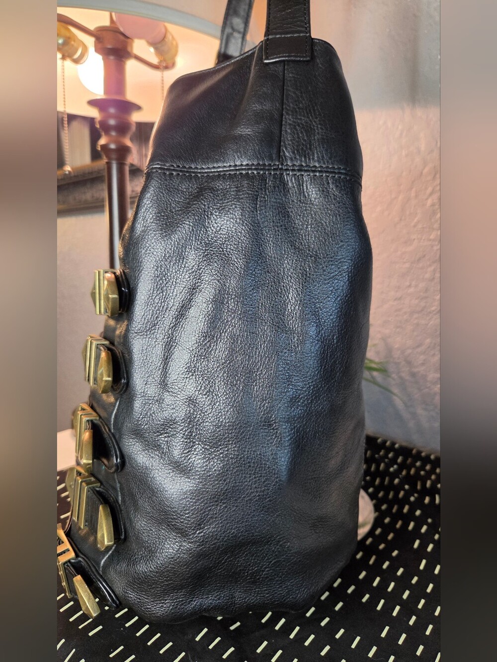 Vintage Rebecca Minkoff Saks Fifth Avenue Exclusive Multi-Buckle Hobo Bag - Picture 4 of 16
